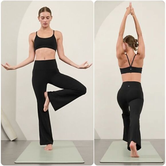 Athleta Salutation Stash High Rise Flare Pant in Black | Small - Picture 1 of 9